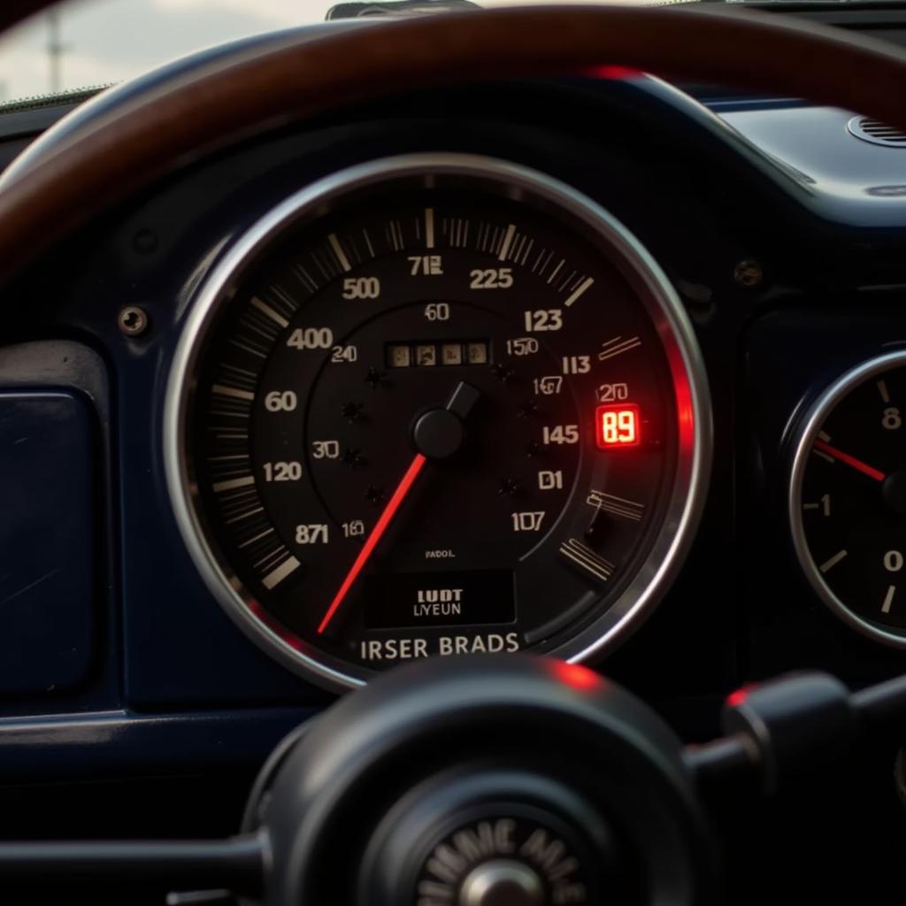 1970 VW Beetle Brake Warning Light on Dashboard