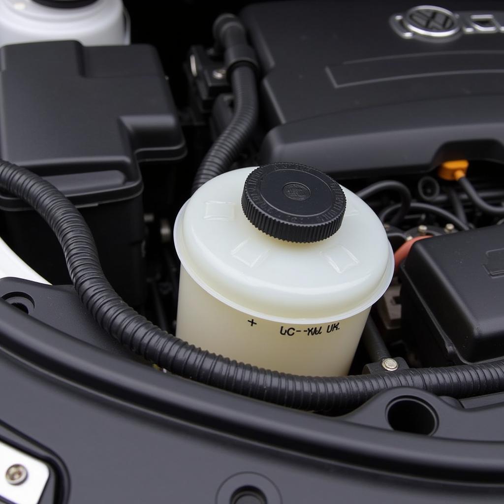 Checking Brake Fluid Reservoir in VW Golf