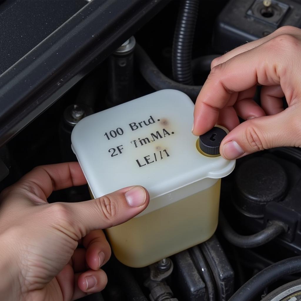 Checking VW Passat Brake Fluid Reservoir