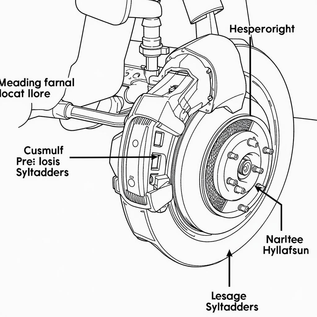 VW Passat Brake System Diagram