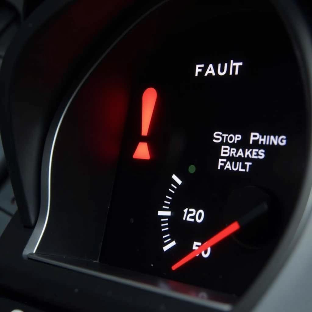 VW Passat Stop Brake Fault Warning Light Display