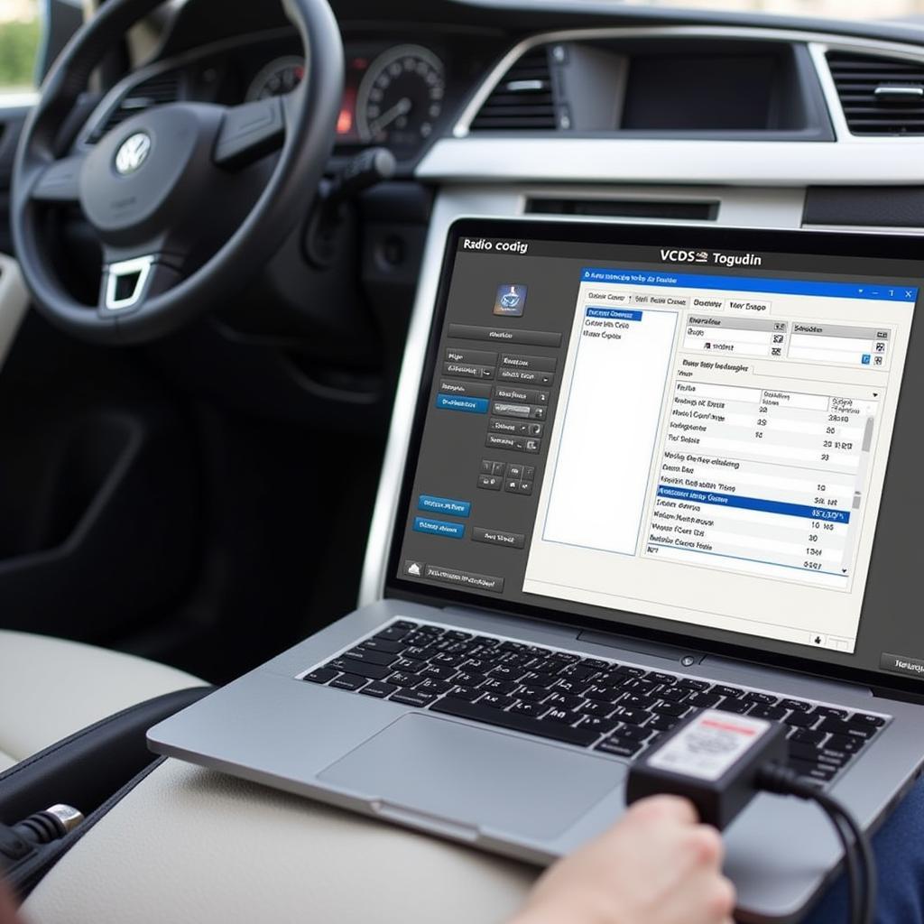 VW Radio Code Retrieval using VCDS Diagnostic Tool