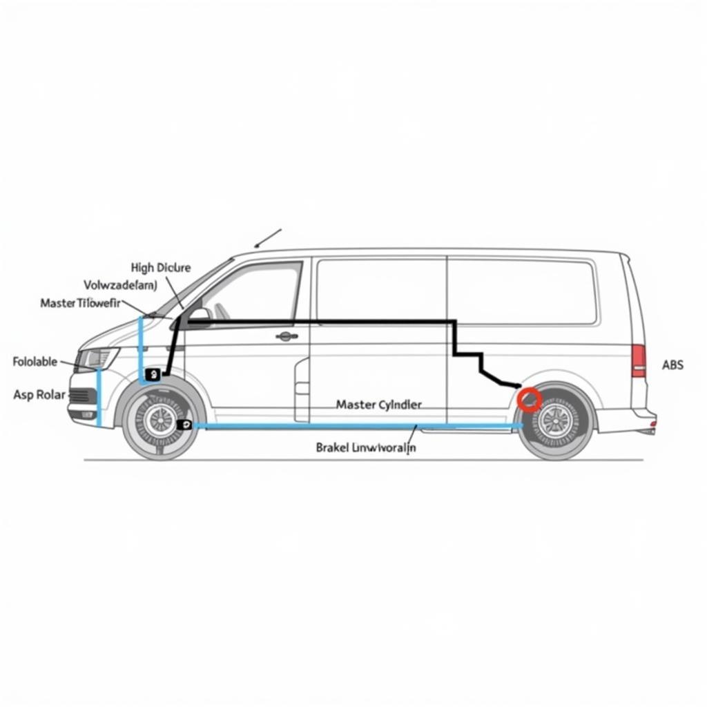 VW Transporter Brake System Diagram