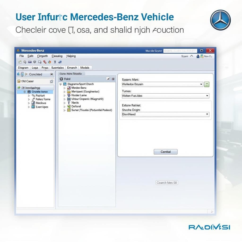 Navigating the WIS Software Interface for Mercedes Diagnostics