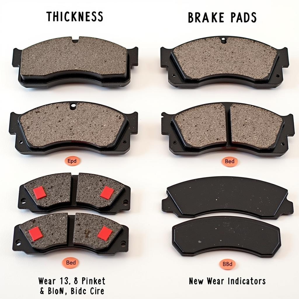 Worn Brake Pads vs. New Brake Pads