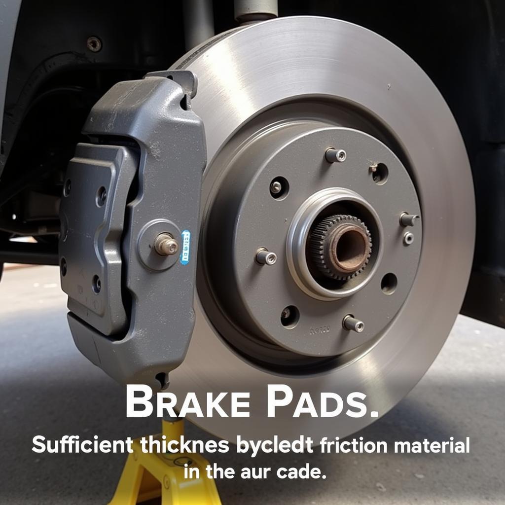 New Brake Pads Installed on a 2003 Volkswagen Passat