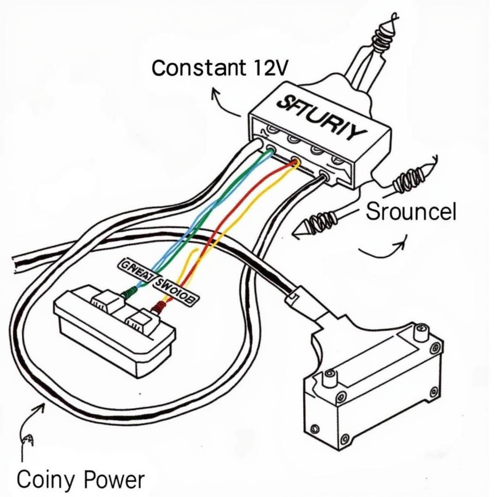 1996 Lincoln Town Car Radio Wiring Diagram - Power Connections