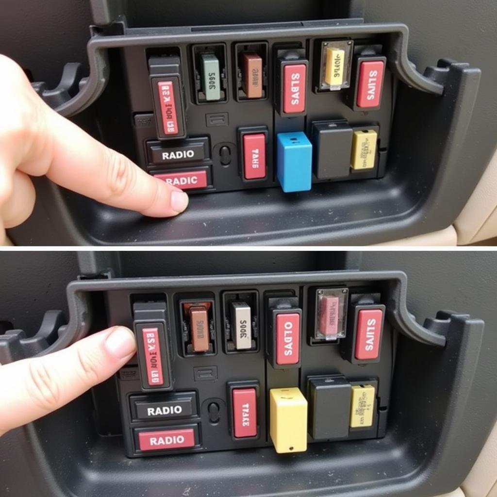 2002 BMW 530i Fuse Box Inspection