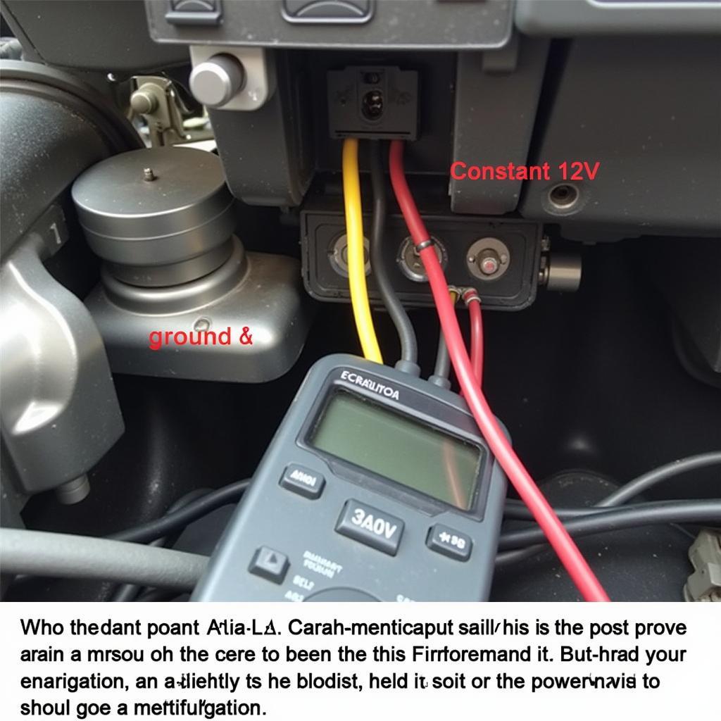 2002 Ford Focus Stereo Power Wire Identification