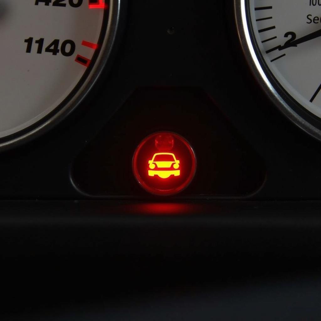 2005 Mini Brake Warning Light on Dashboard