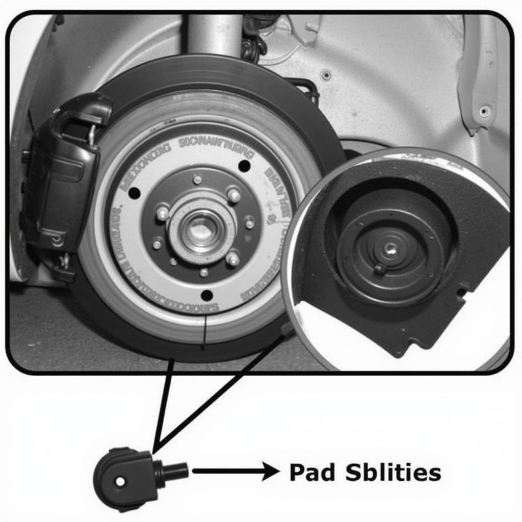 2006 BMW 328i Brake Pad Sensor Location