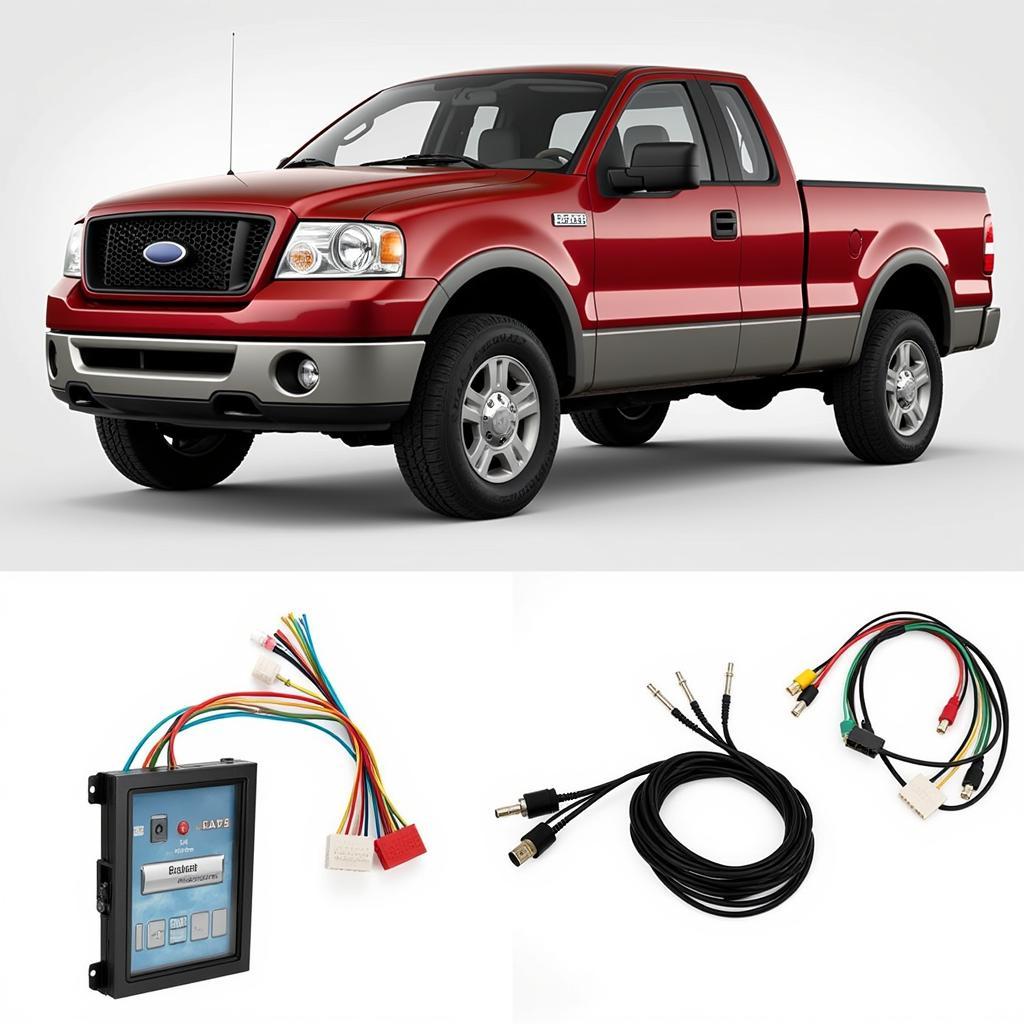 2007 Ford F150 Aftermarket Stereo Installation with Wiring Harness Adapter