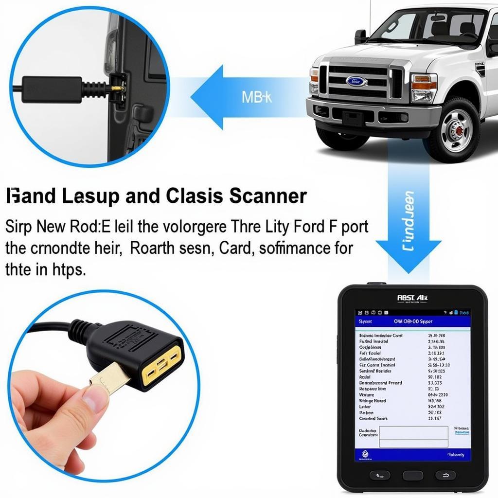 Connecting a Diagnostic Scanner to a 2010 Ford F-250