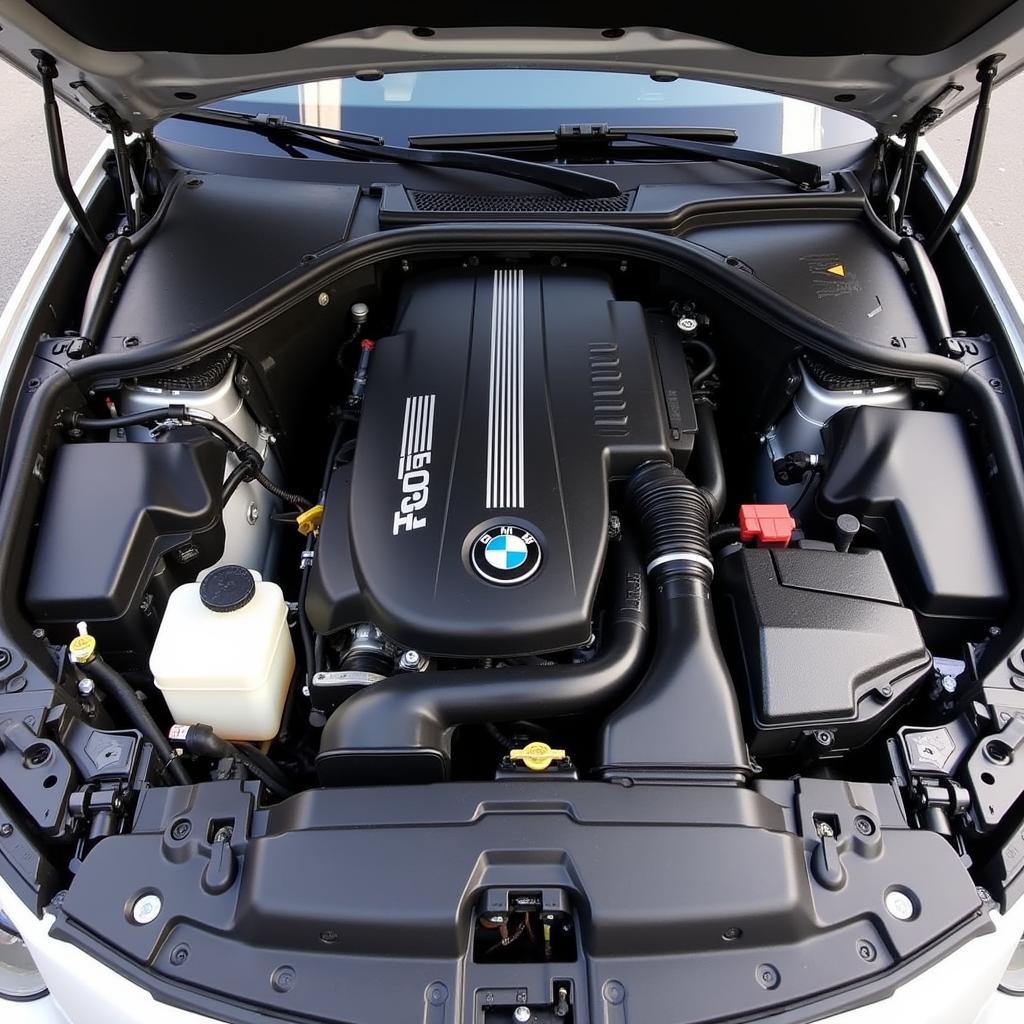 2012 BMW 328i Engine Compartment Overview