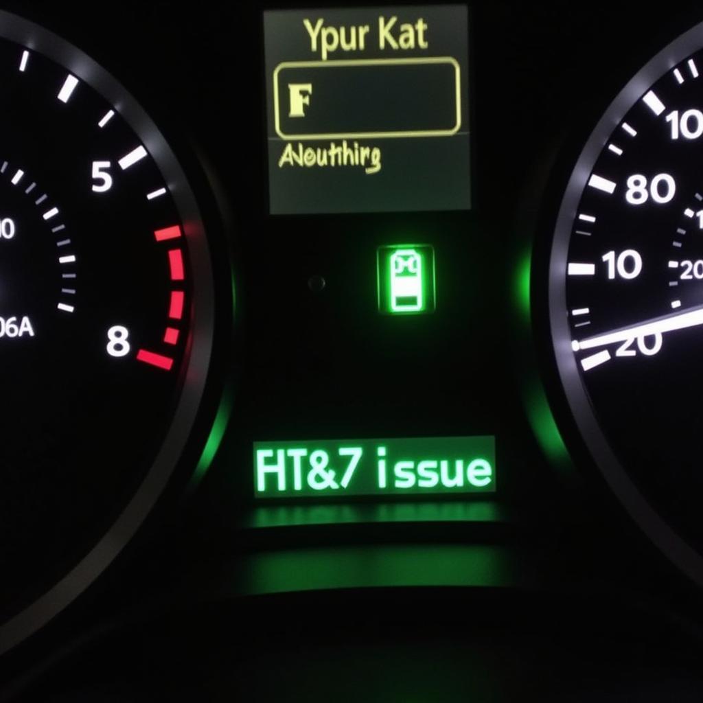 2012 Honda Fit Dashboard Key Indicator Light