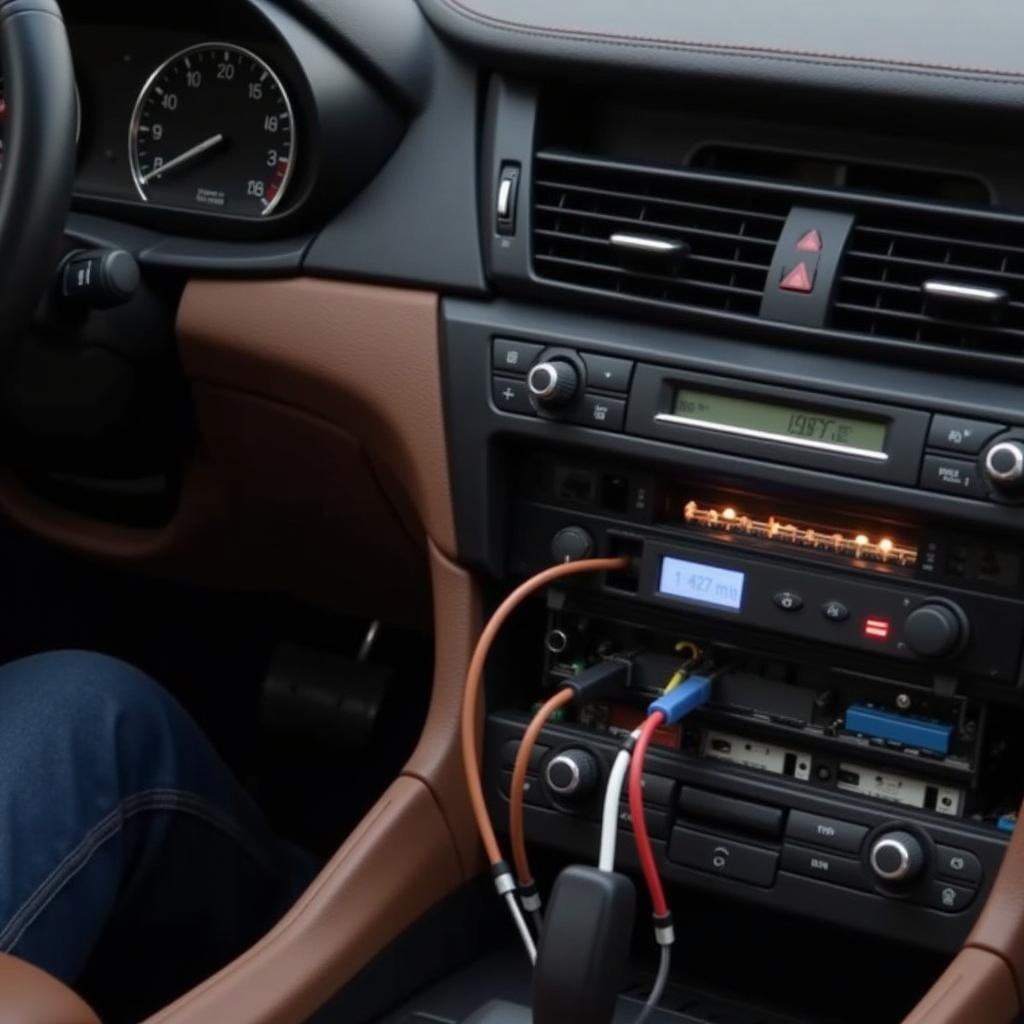 2013 BMW X5 HiFi Amplifier Close-up