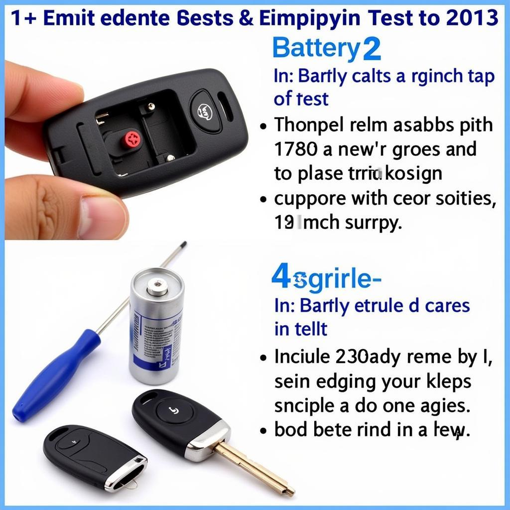 Replacing the Key Fob Battery in a 2013 Hyundai Elantra