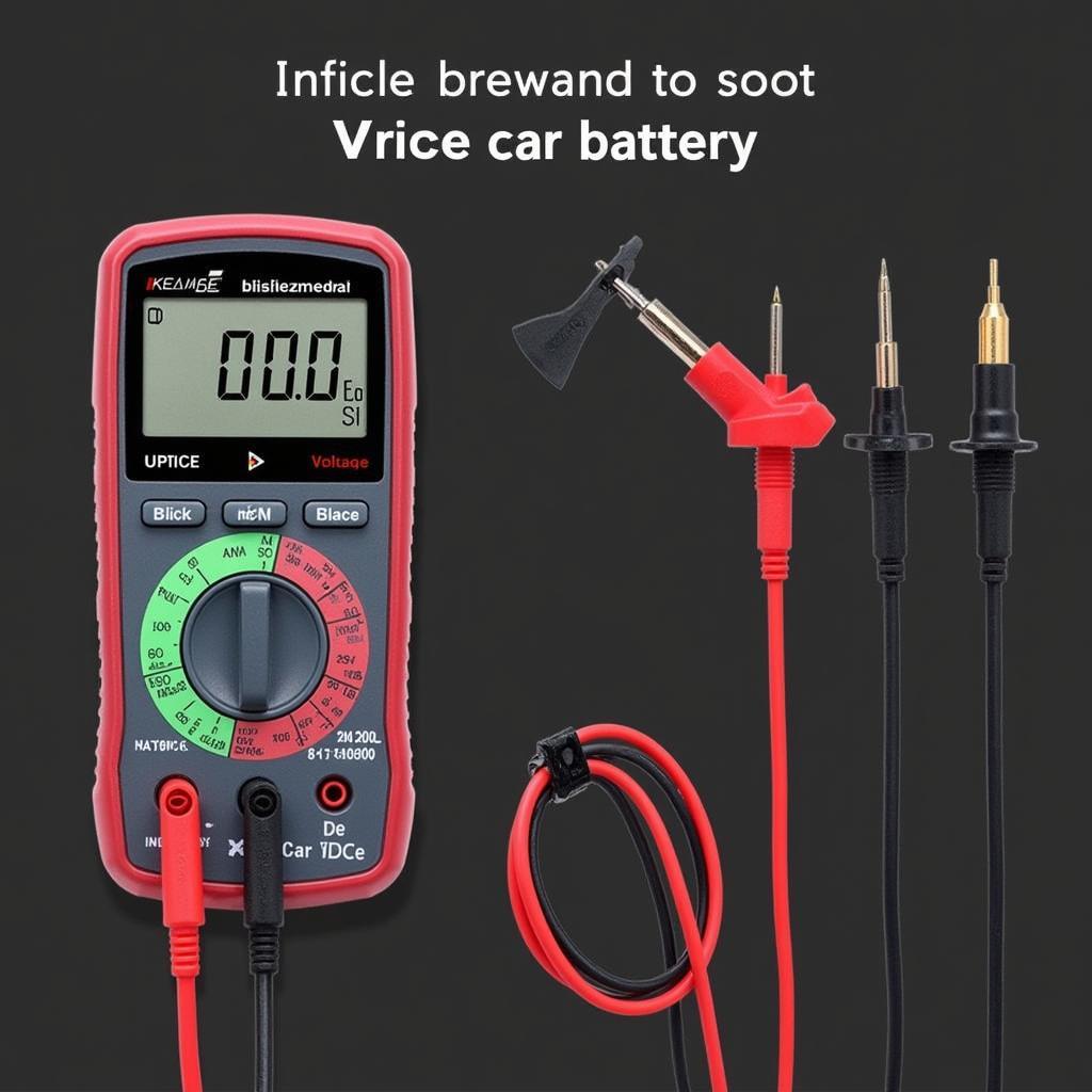 Testing 2014 Chrysler 200 Battery with Multimeter