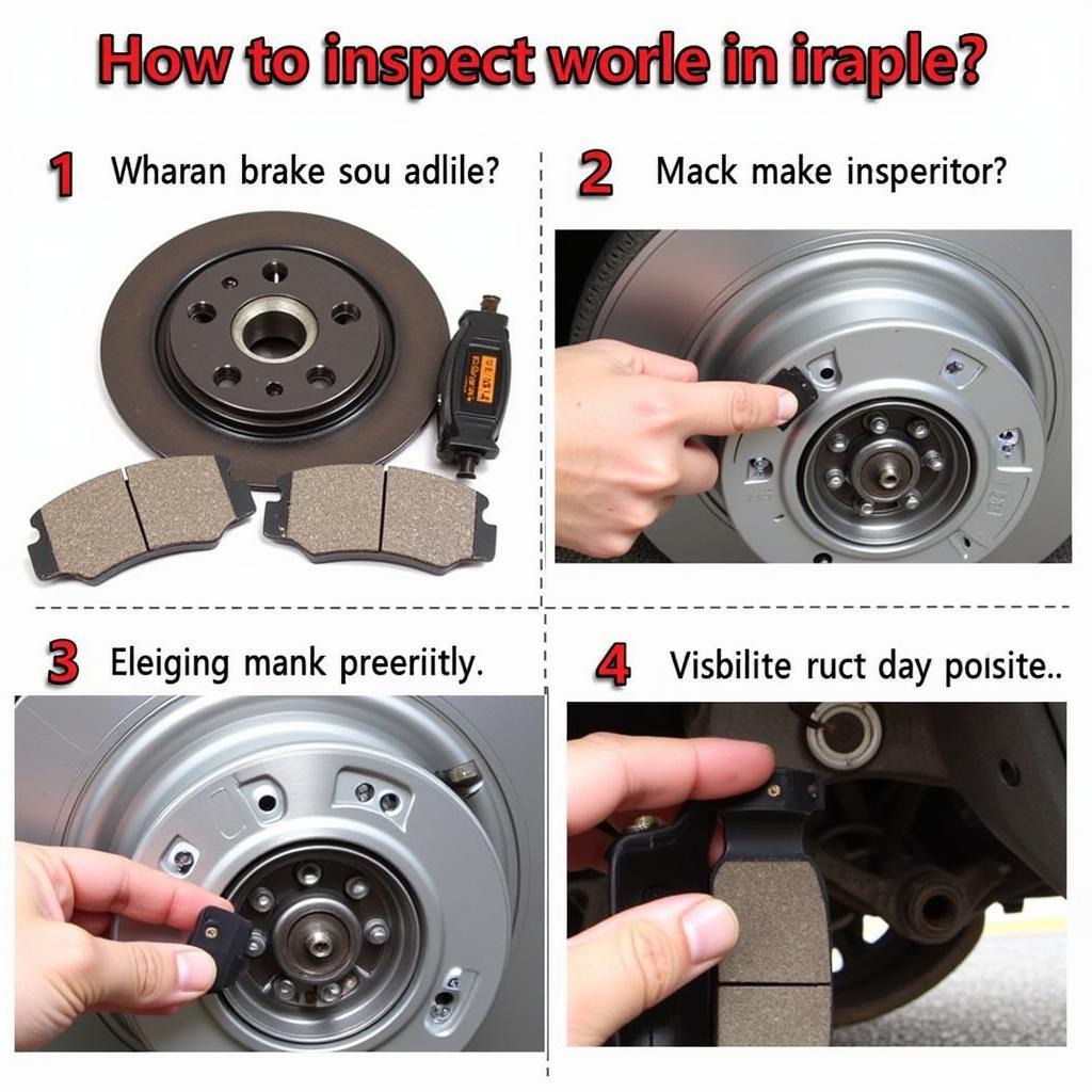 Inspecting the Brake Pads on a 2014 Nissan Altima