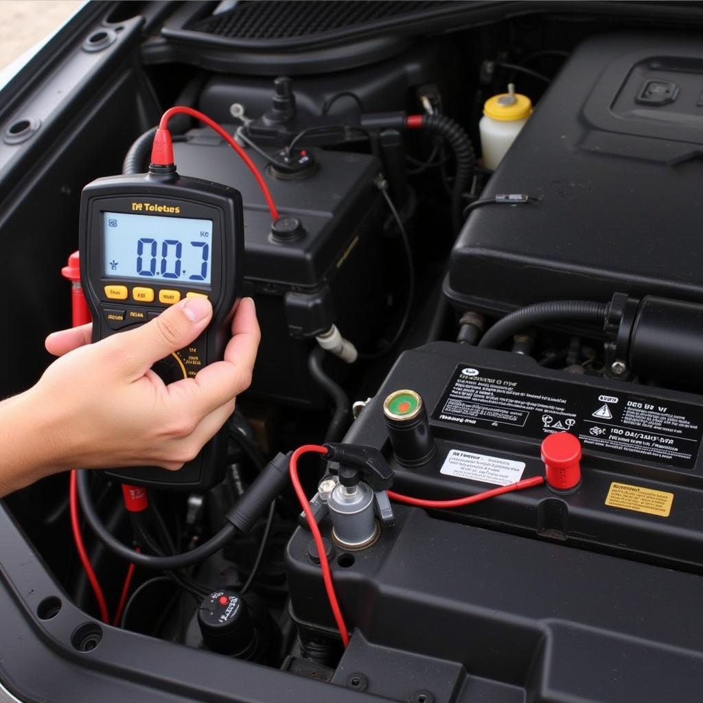 Testing Battery Voltage on a 2016 Jeep Cherokee Latitude