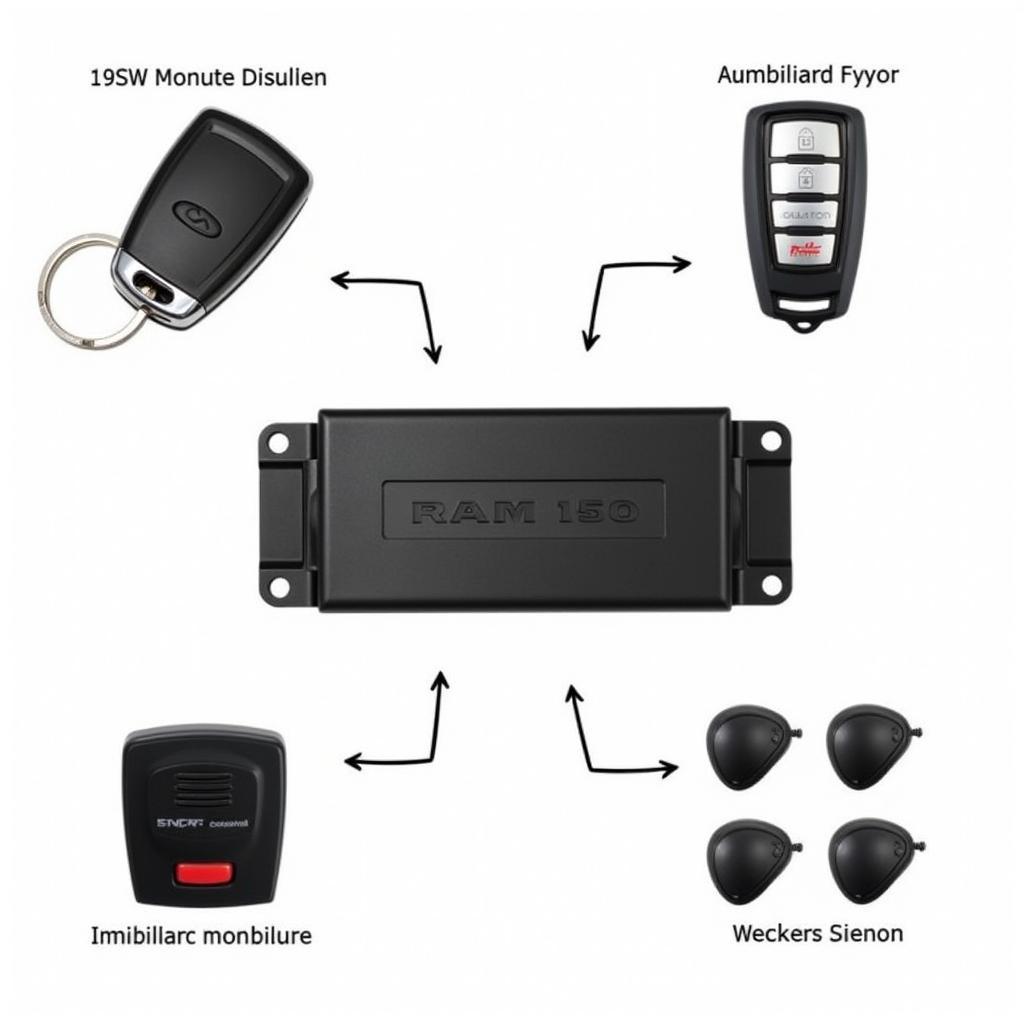 2016 Ram 1500 Anti-Theft System Components