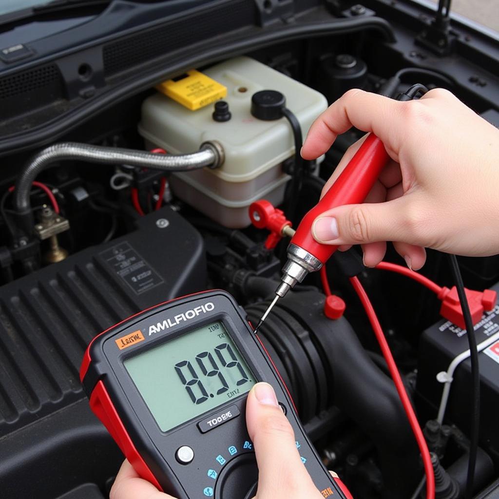 Testing a 2016 Chevy Tahoe Battery with a Multimeter