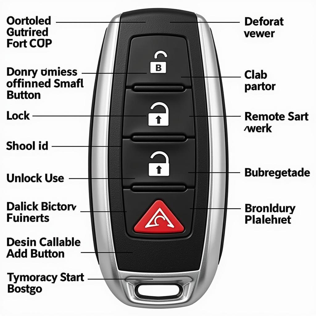 2024 Ford Police Interceptor Utility Key Fob Functions: Lock, Unlock, Panic, Remote Start