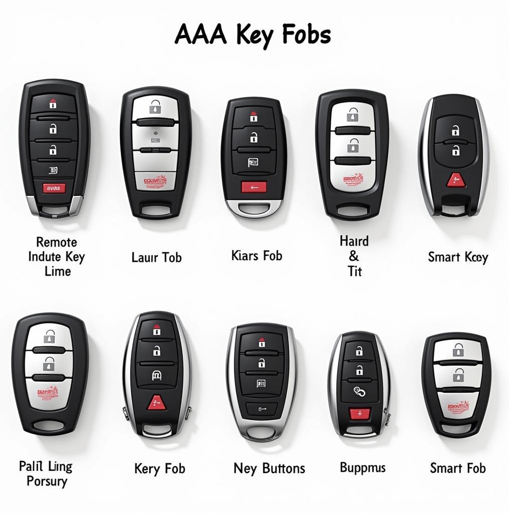 Types of AAA Key Fobs