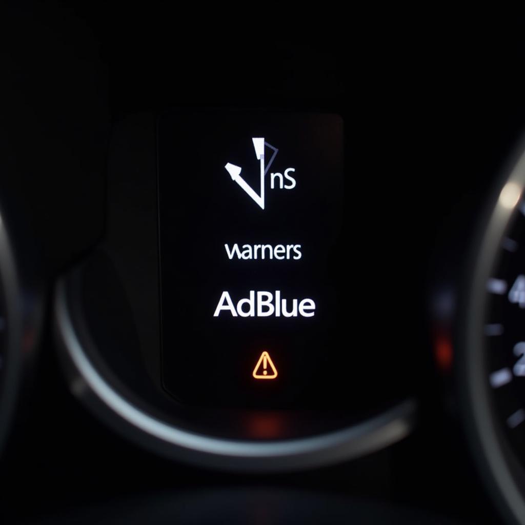 AdBlue Warning Light on Mercedes C220 Dashboard