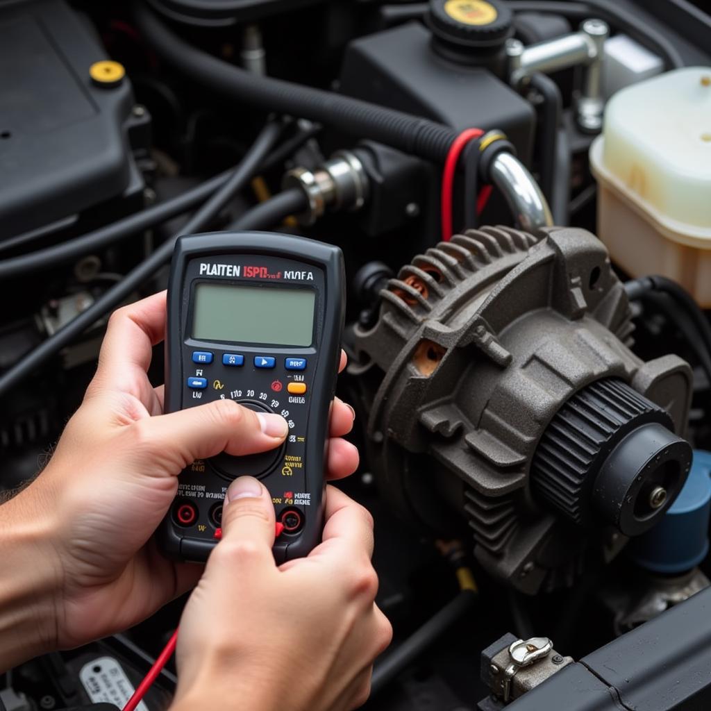 Testing an Alternator with a Multimeter