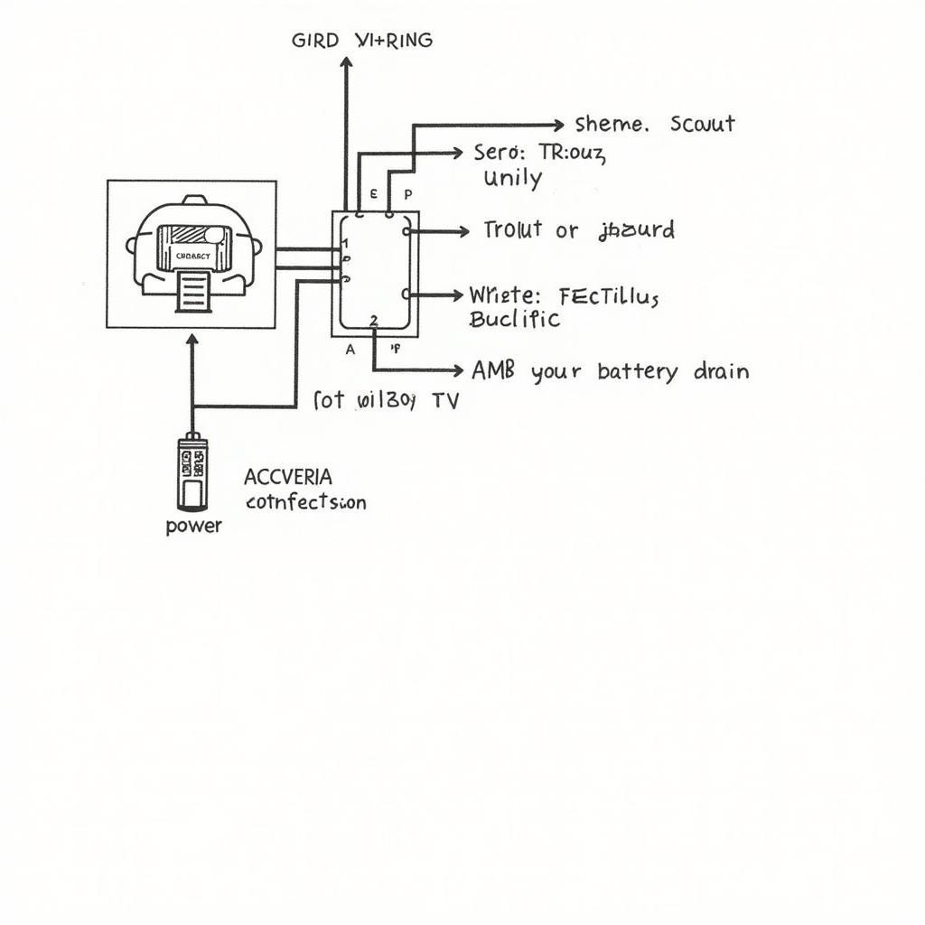 Amplifier Wiring Diagram Showing Potential Drain Points