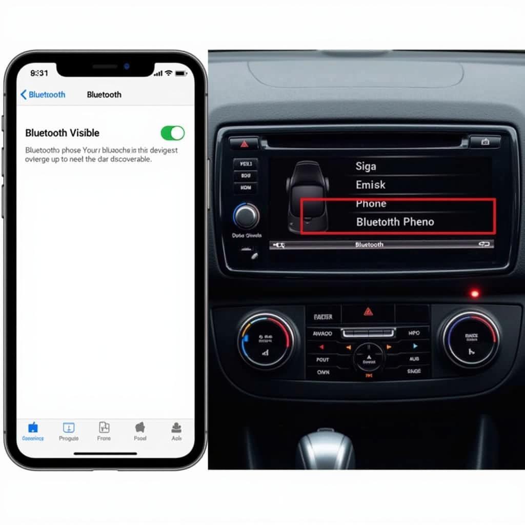 Checking Bluetooth Visibility on Android and Car Radio