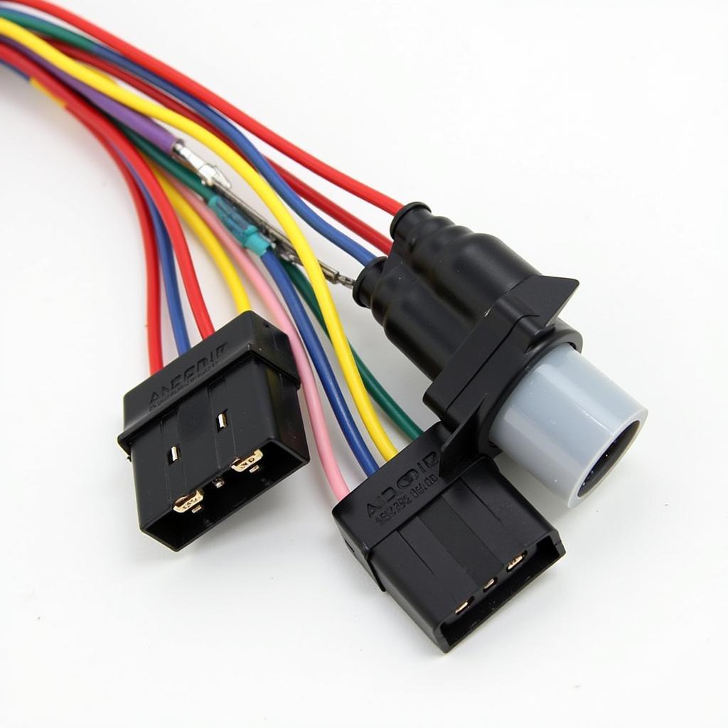 Android Radio Wiring Harness Adapter Close-up