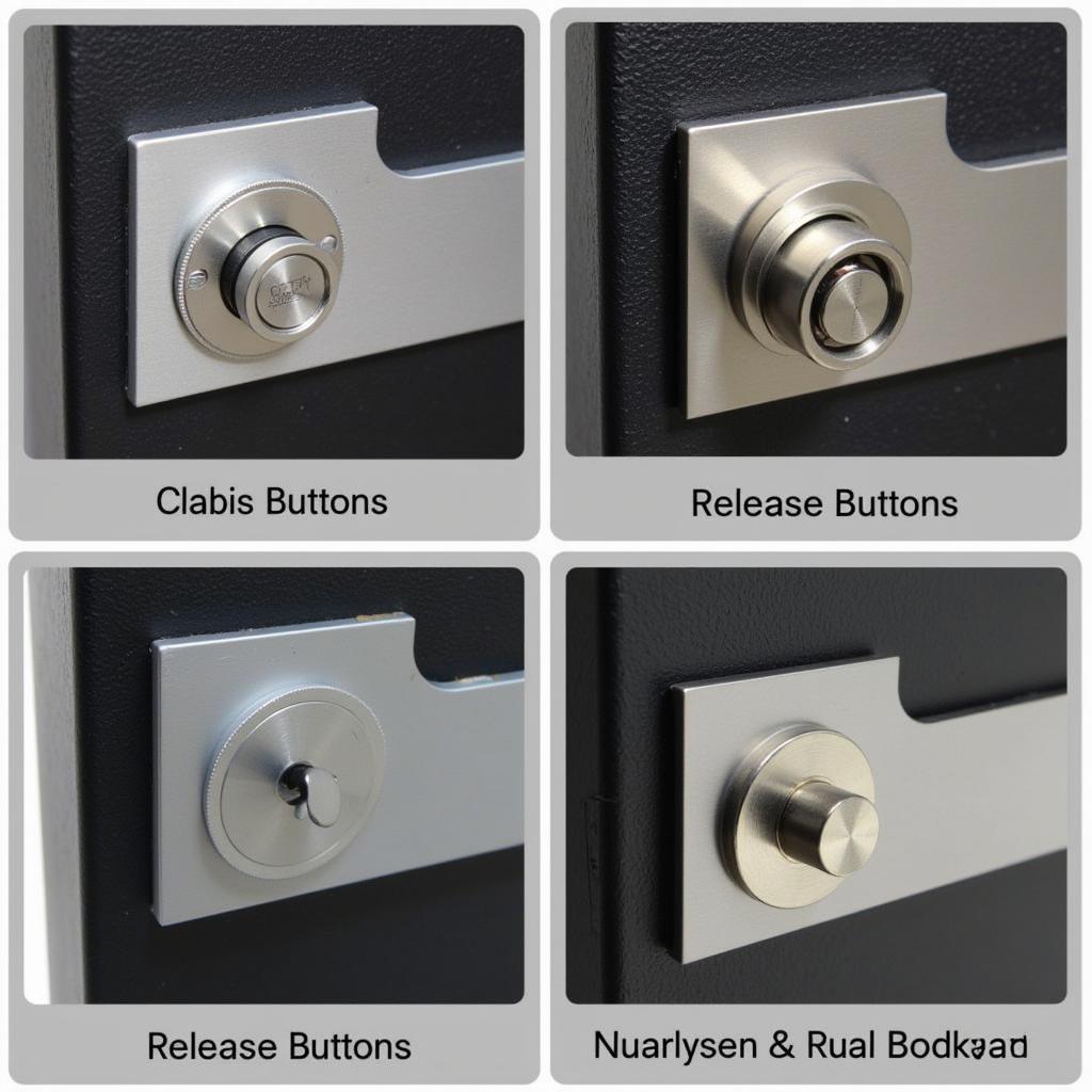 Anti-theft box release mechanisms