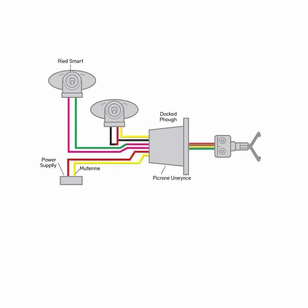 Example of an Audiovox Car Radio Wiring Diagram