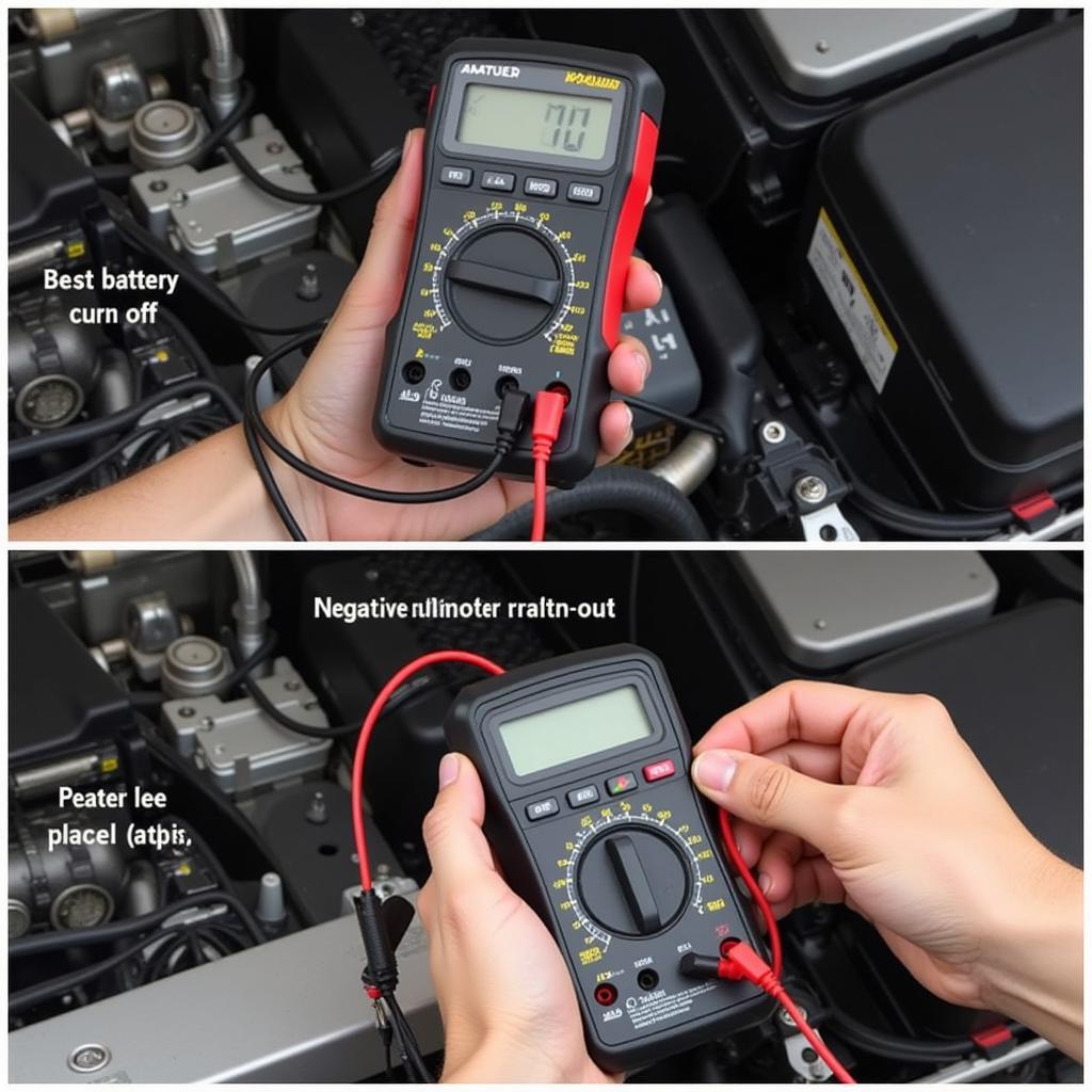 Automotive Battery Draw Test Setup