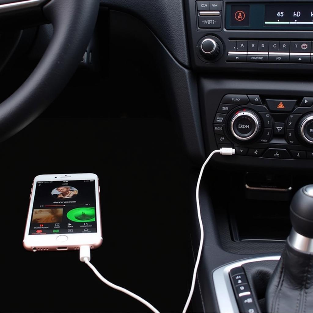 Connecting Phone to Car with Aux Cable