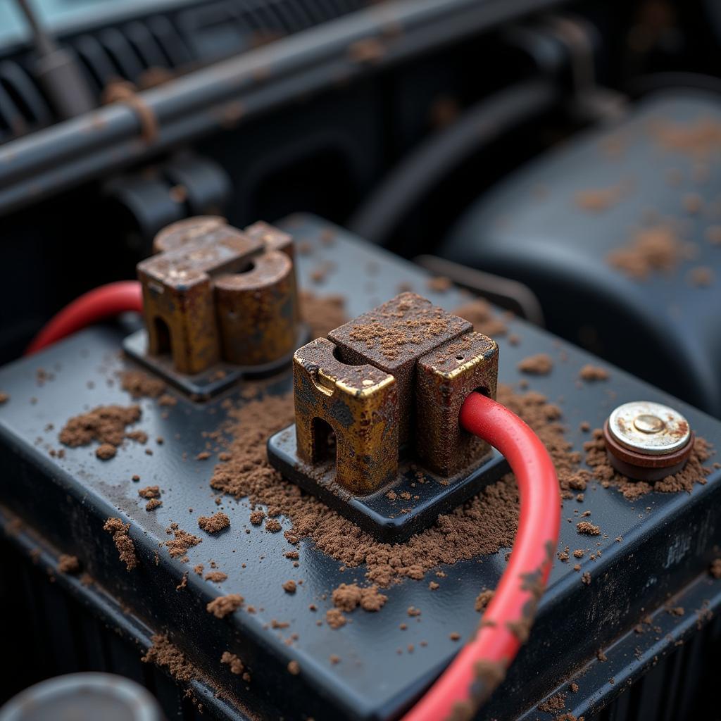 Battery Corrosion Issues in Trunk