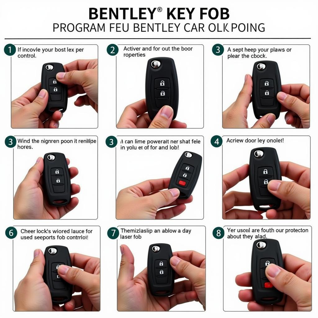 Programming a Bentley key fob