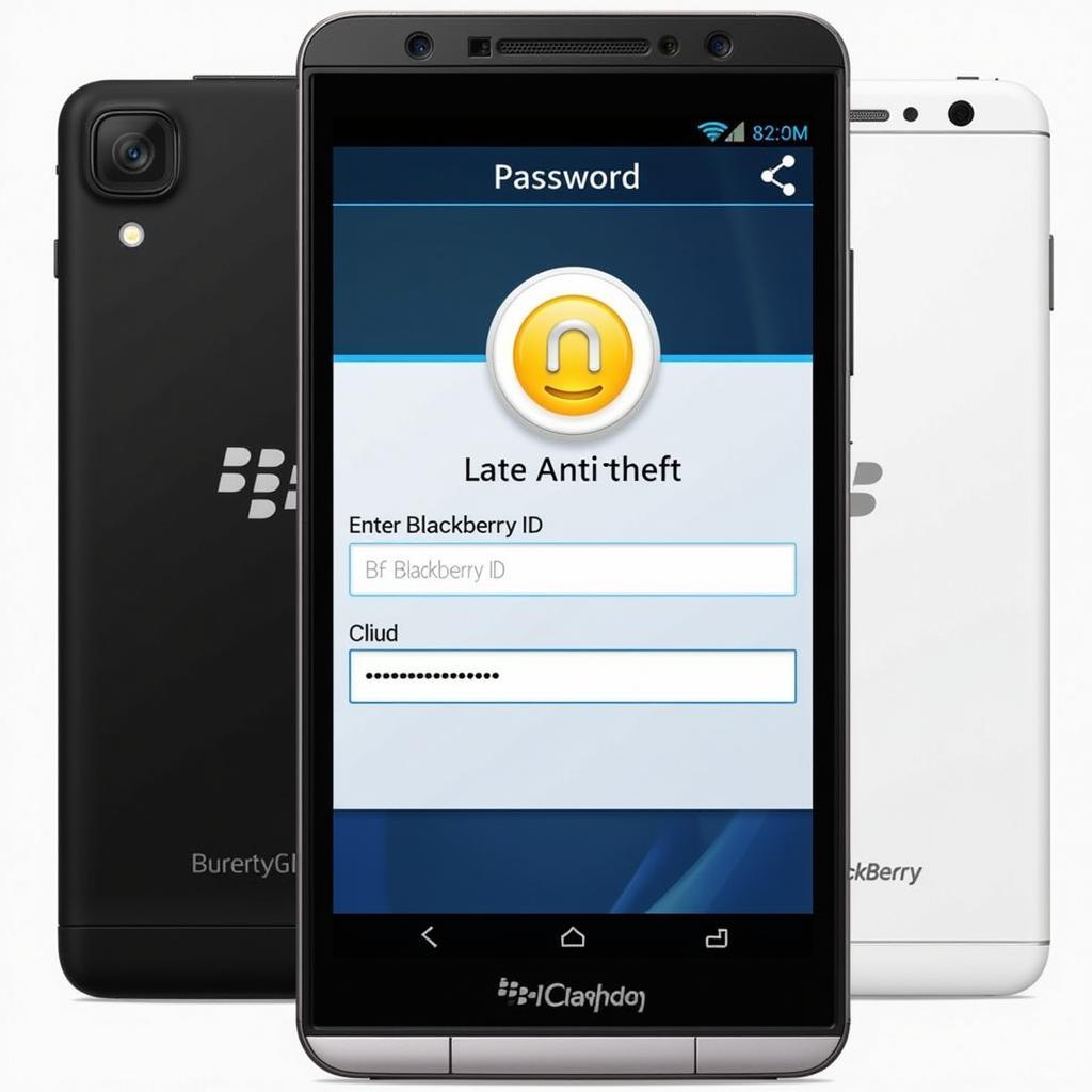 Blackberry Z10 Anti-Theft Screen