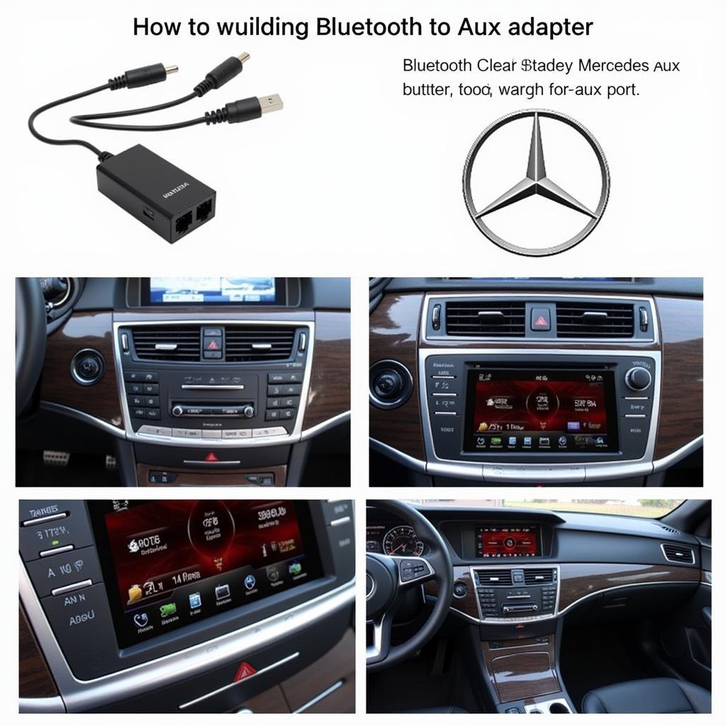 Bluetooth Aux Adapter Installation in Mercedes 500S