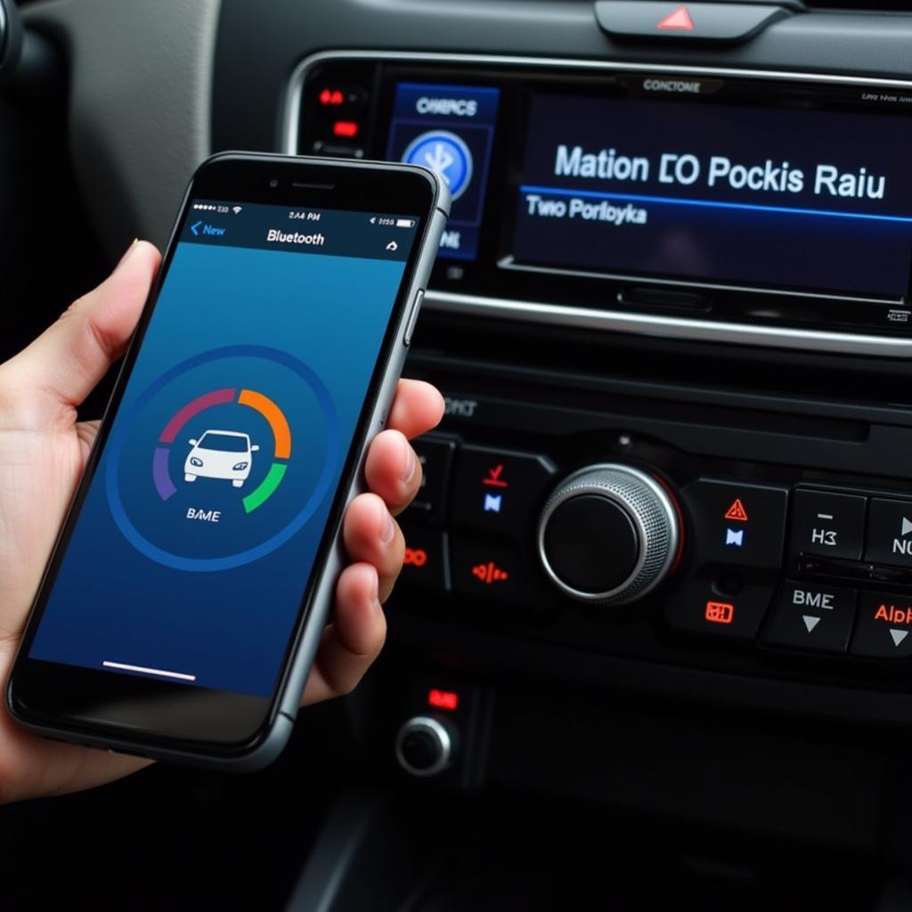 Bluetooth Car Radio Connection to Smartphone