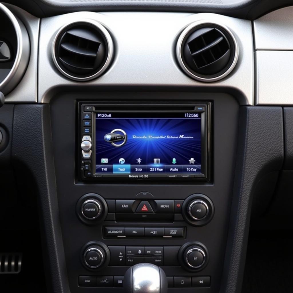 Bluetooth Car Radio Double DIN for Ford Mustang