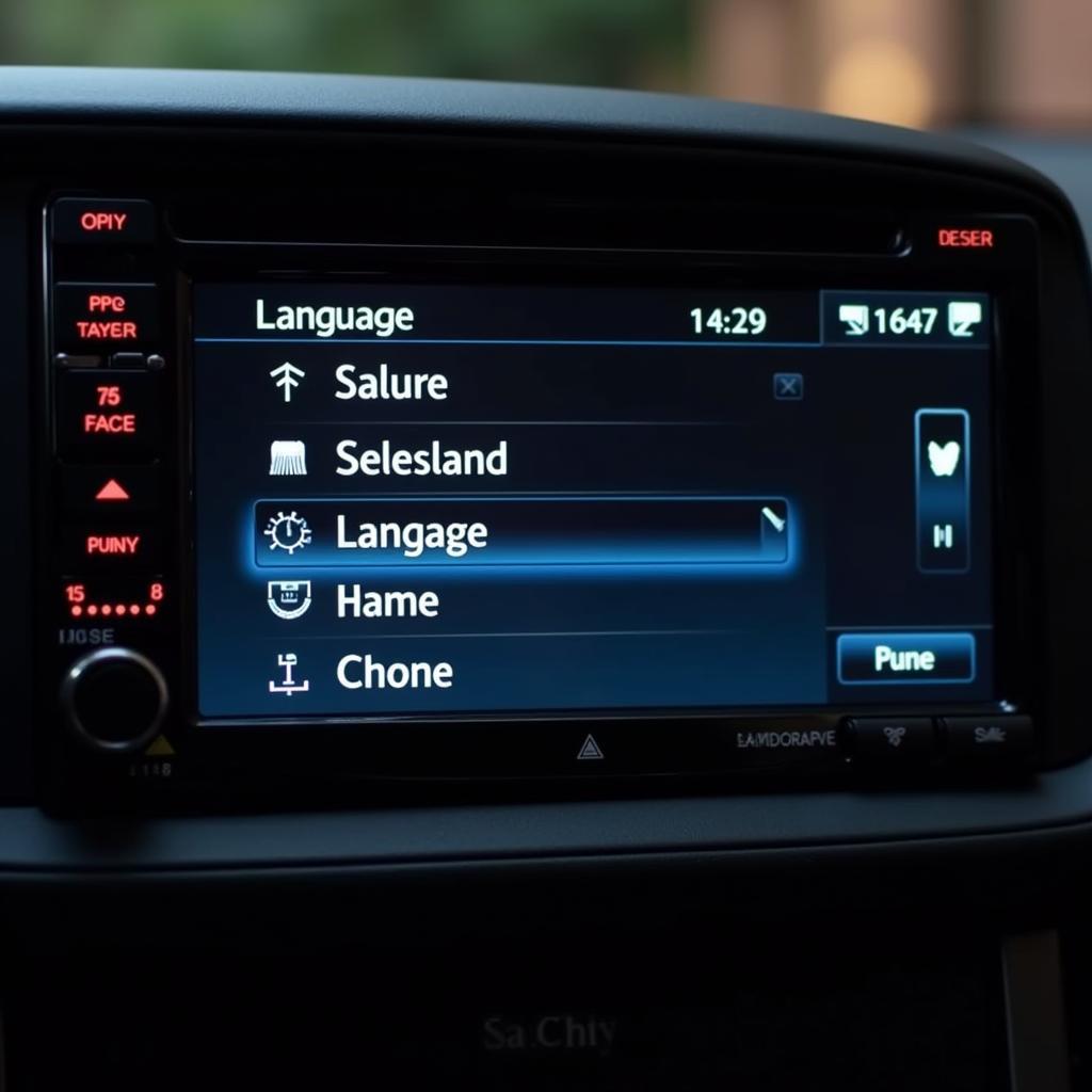 Bluetooth Car Radio Language Settings