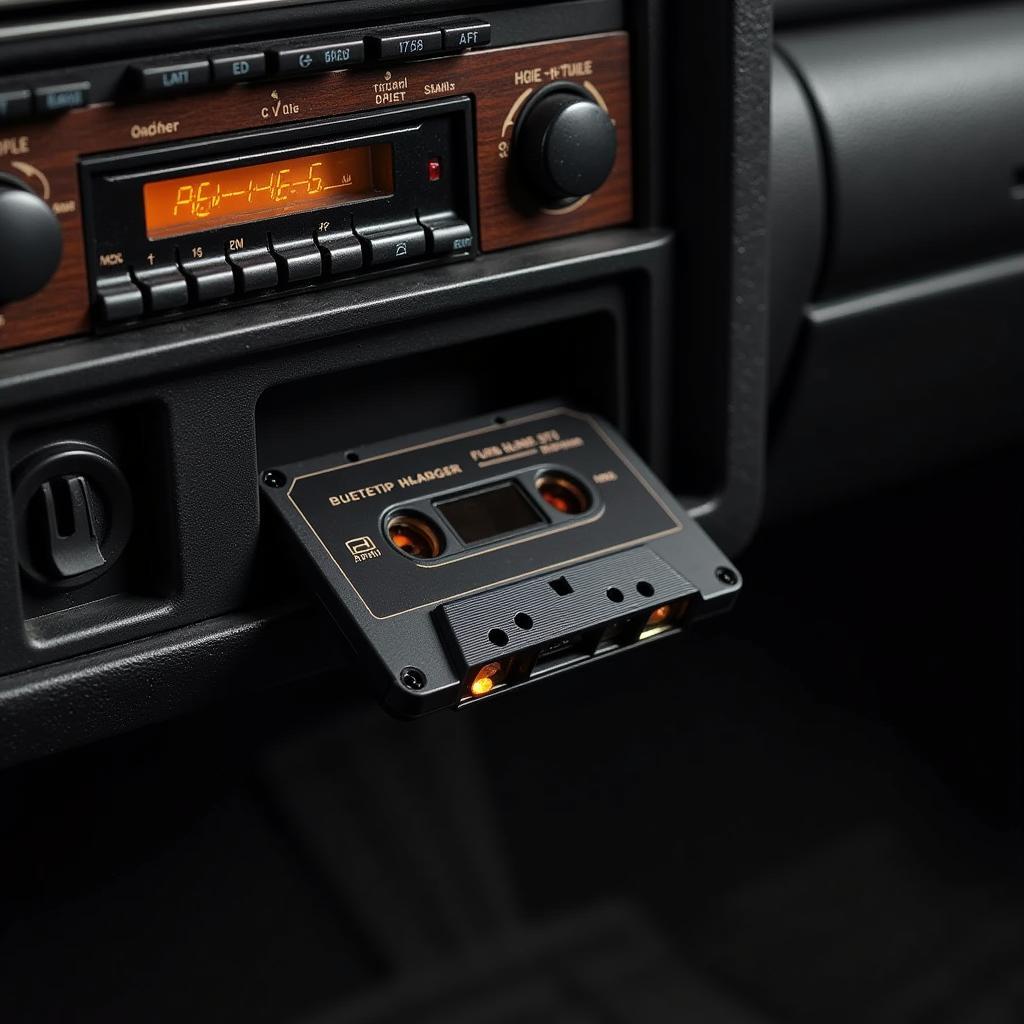 Bluetooth Cassette Adapter in Car Radio