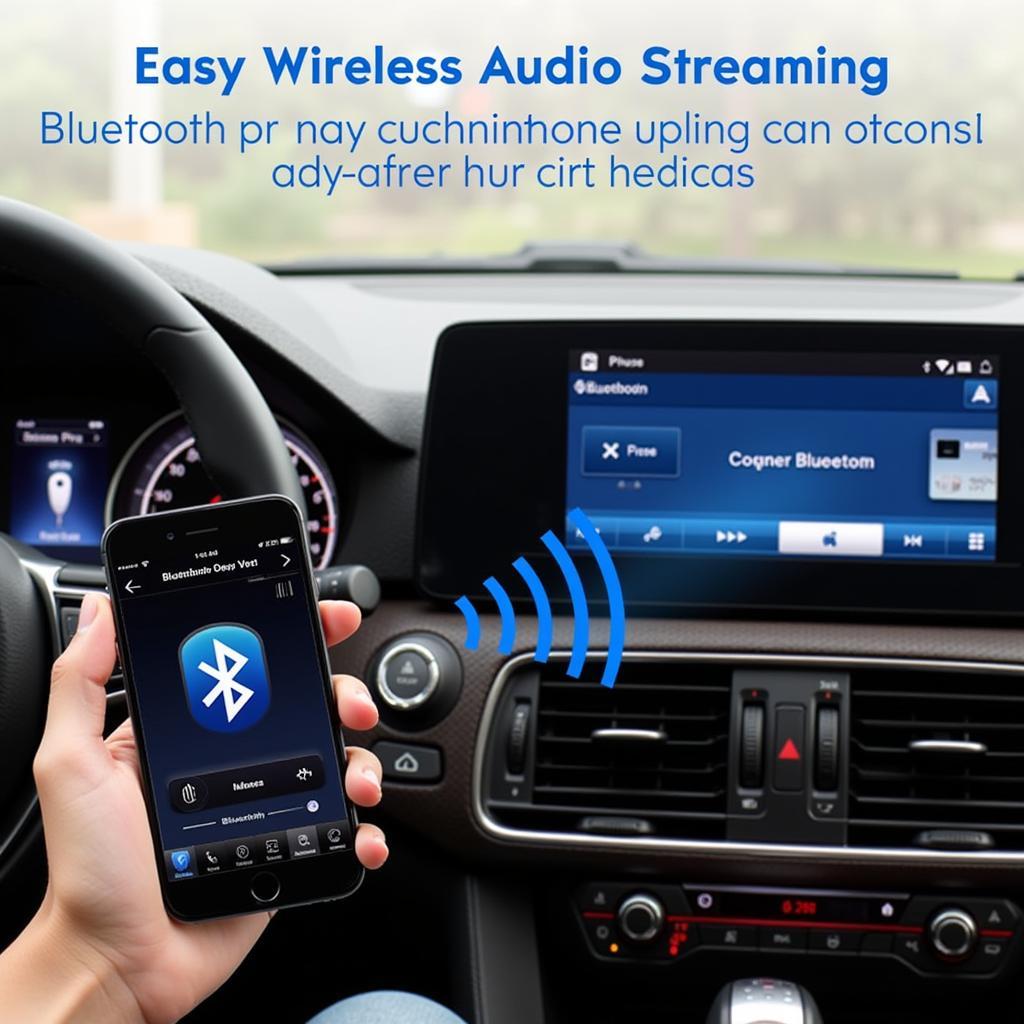 Connecting a smartphone to a car radio via Bluetooth