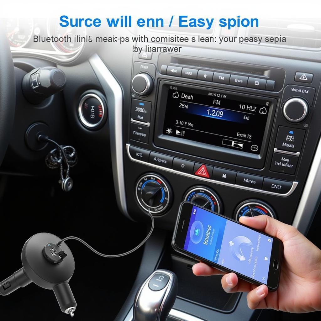 Bluetooth FM Transmitter in Car