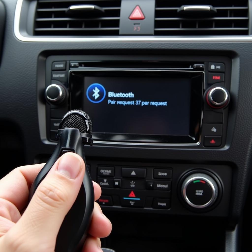 Pairing Bluetooth Microphone with Car Radio