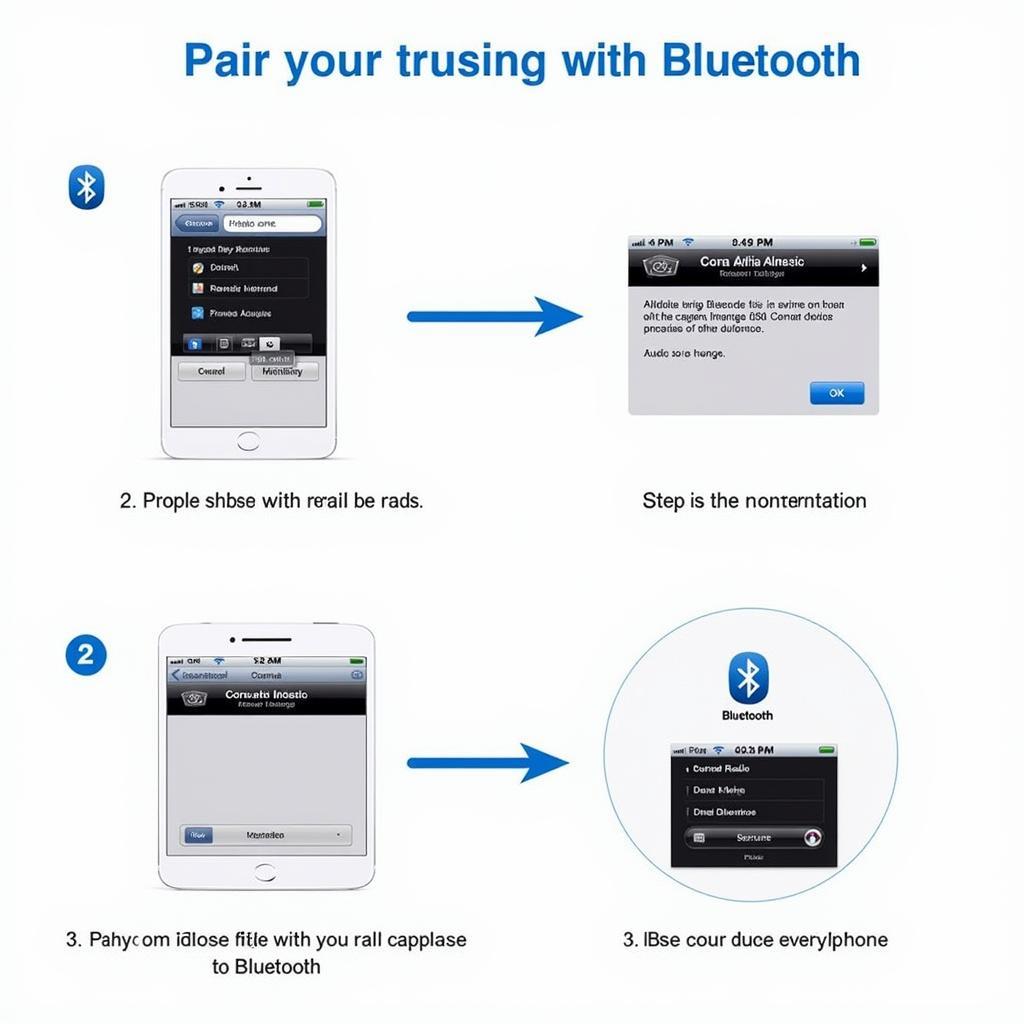 Bluetooth Pairing Process Car Radio