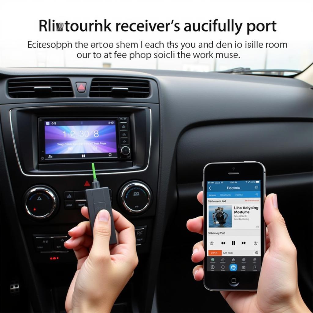 Setting up a Bluetooth Receiver in a Car